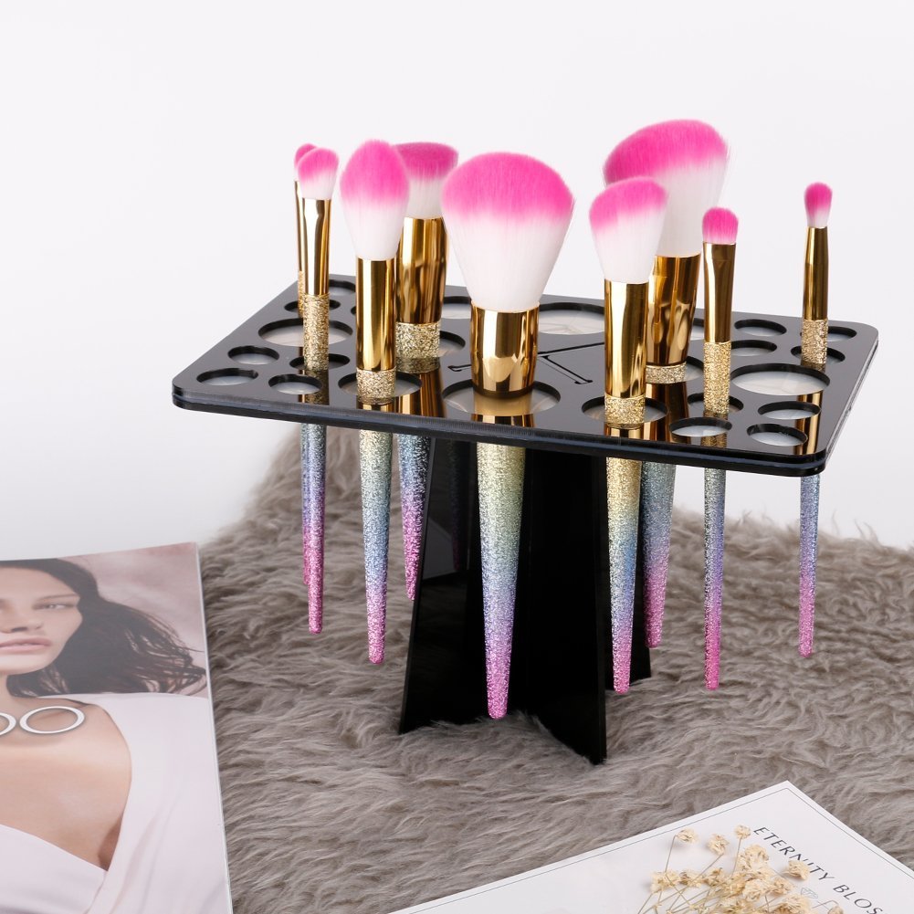 Buy Docolor 26 Hole New Makeup Brush Drying Rack Makeup Brush Tree