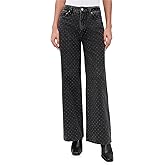 DAZE Women's The Wanderer High Rise Wide Leg Jeans