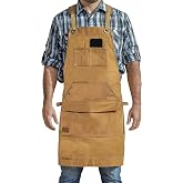 Hudson Durable Goods - Woodworking Edition - Waxed Canvas Apron - Brown