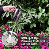 Jardineer Plant Watering Can Indoor 1L Long Spout Spray Bottle Globe Grey view 6