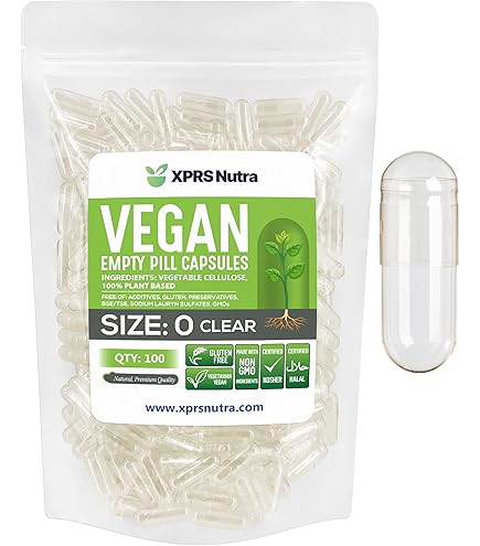 Amazon.com: XPRS Nutra Size 2 Empty Capsules - 100 Clear Empty
