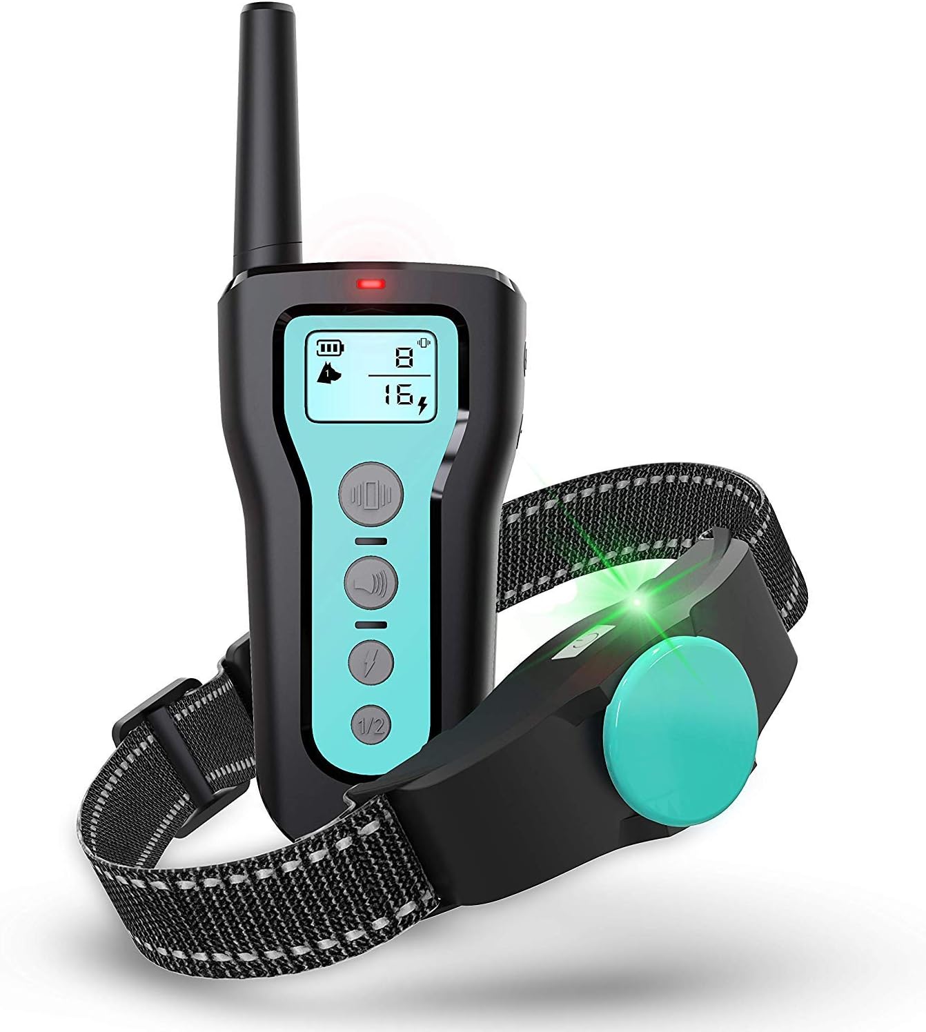 BESTHING Dog Training Collar with Remote Long 1450ft Range Dog Shock Collar, 100% Waterproof, 3 Training Modes- Beep Vibra Electric Shock 1-100 Levels for Large Dogs and Small Dogs