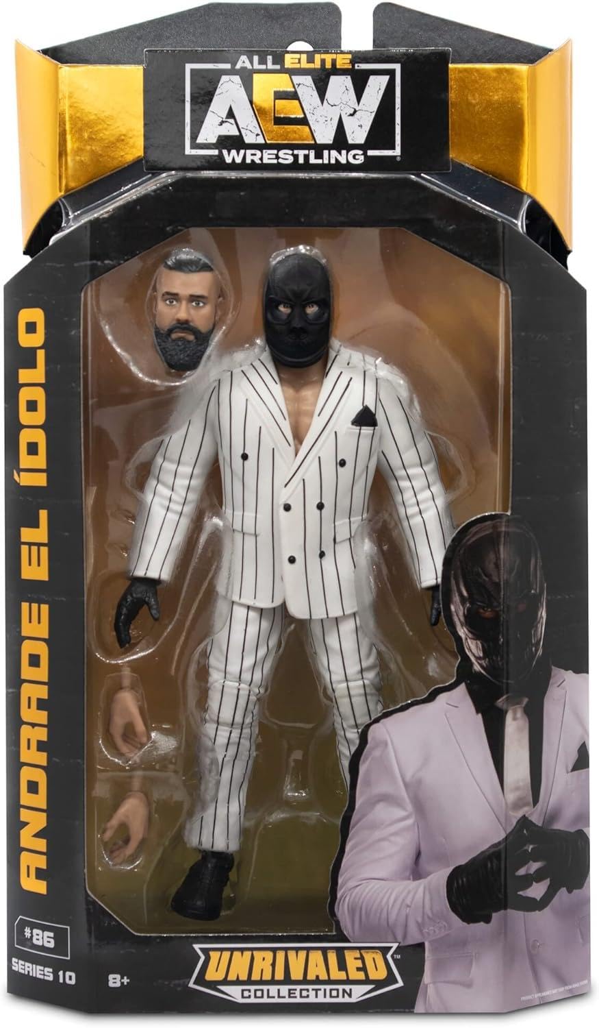 Ringside Andrade El Idolo - AEW Unrivaled 10 Toy Wrestling Action Figure