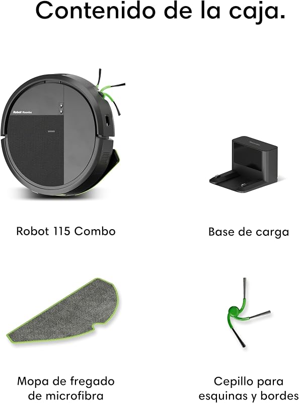Roomba® 115 Combo Robot, Preto