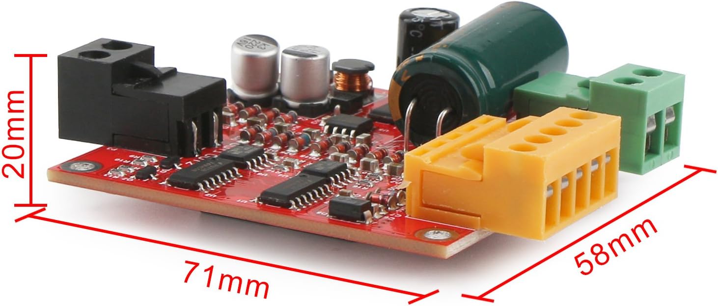 DC Motor Controller, DROK Linear Actuator Control Board, 12V 24V 36V Motor Speed Control, 12A High Power Industrial PWM Electric Motor Drive Regulator Module - - 