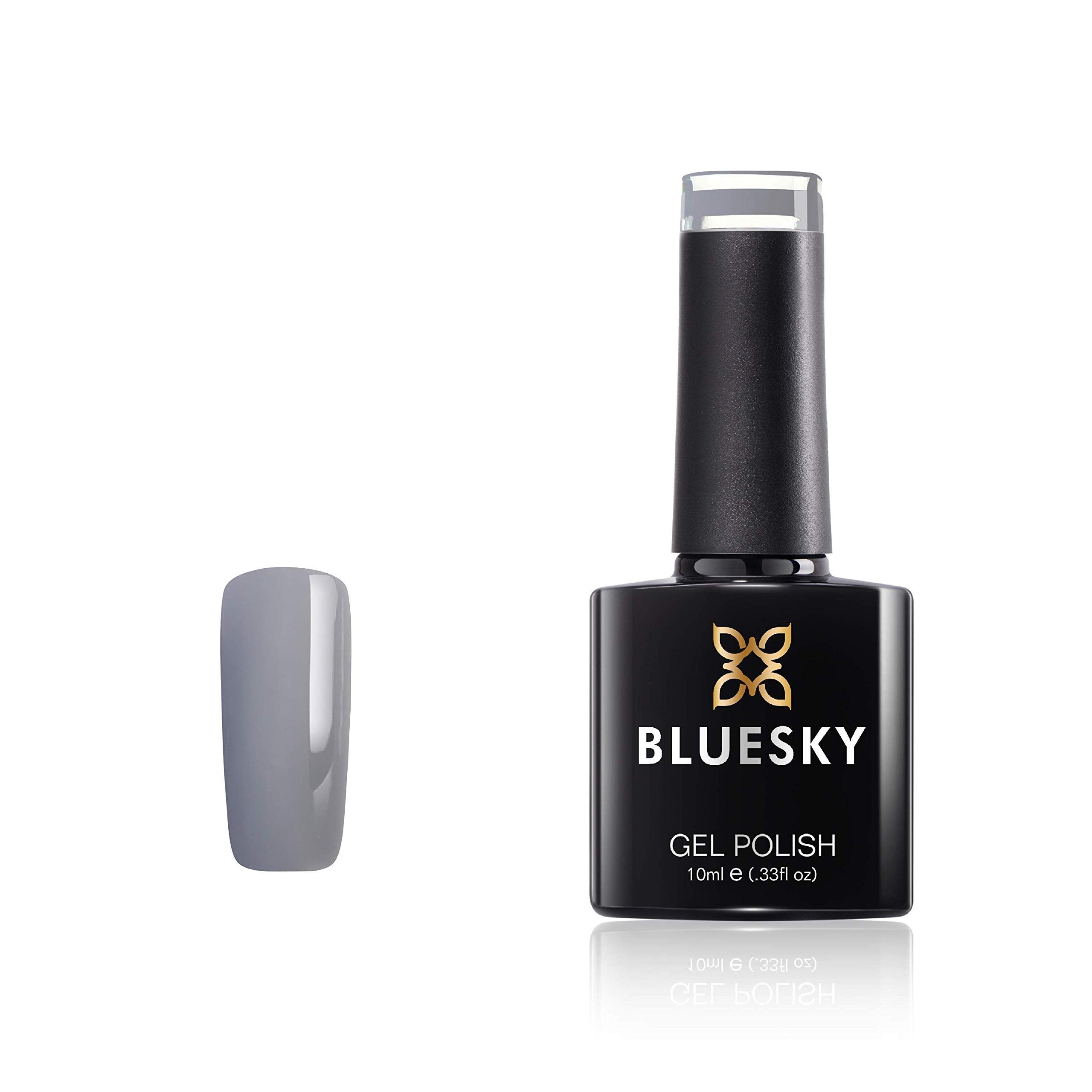 Bluesky Gel Nail Polish, Liquorice Allsorts Pastel 09, Grey, Light, Pastel Long Lasting, Chip Resistant, 10 ml (Requires Drying Under UV LED Lamp)