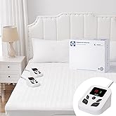 Sealy Heated Mattress Pad King Size 78x80 Inch with Dual Control 10 Heated Settings | Zone Heating Electric Mattress Pad | Au