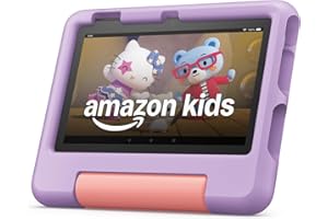 Amazon Fire 7 Kids tablet (newest model) ages 3-7. Top-selling 7" kids tablet on Amazon. Includes ad-free and exclusive conte