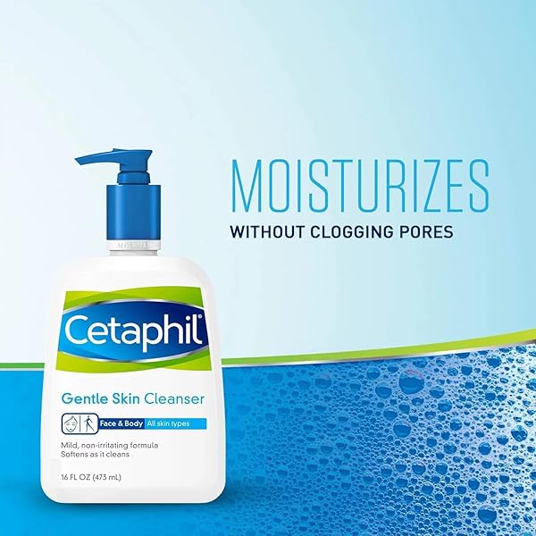 CETAPHIL GENTLE CLEANSER, 16 FL OZ (PACK OF 2)
