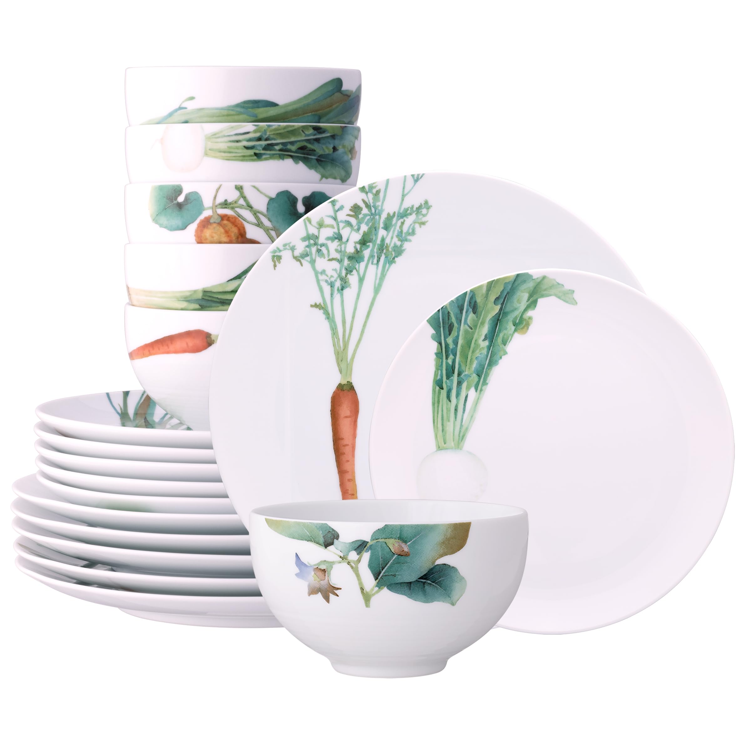 Photo 1 of Noritake Kyoka Shunsai 18-Piece Dinnerware Set, Service for 6