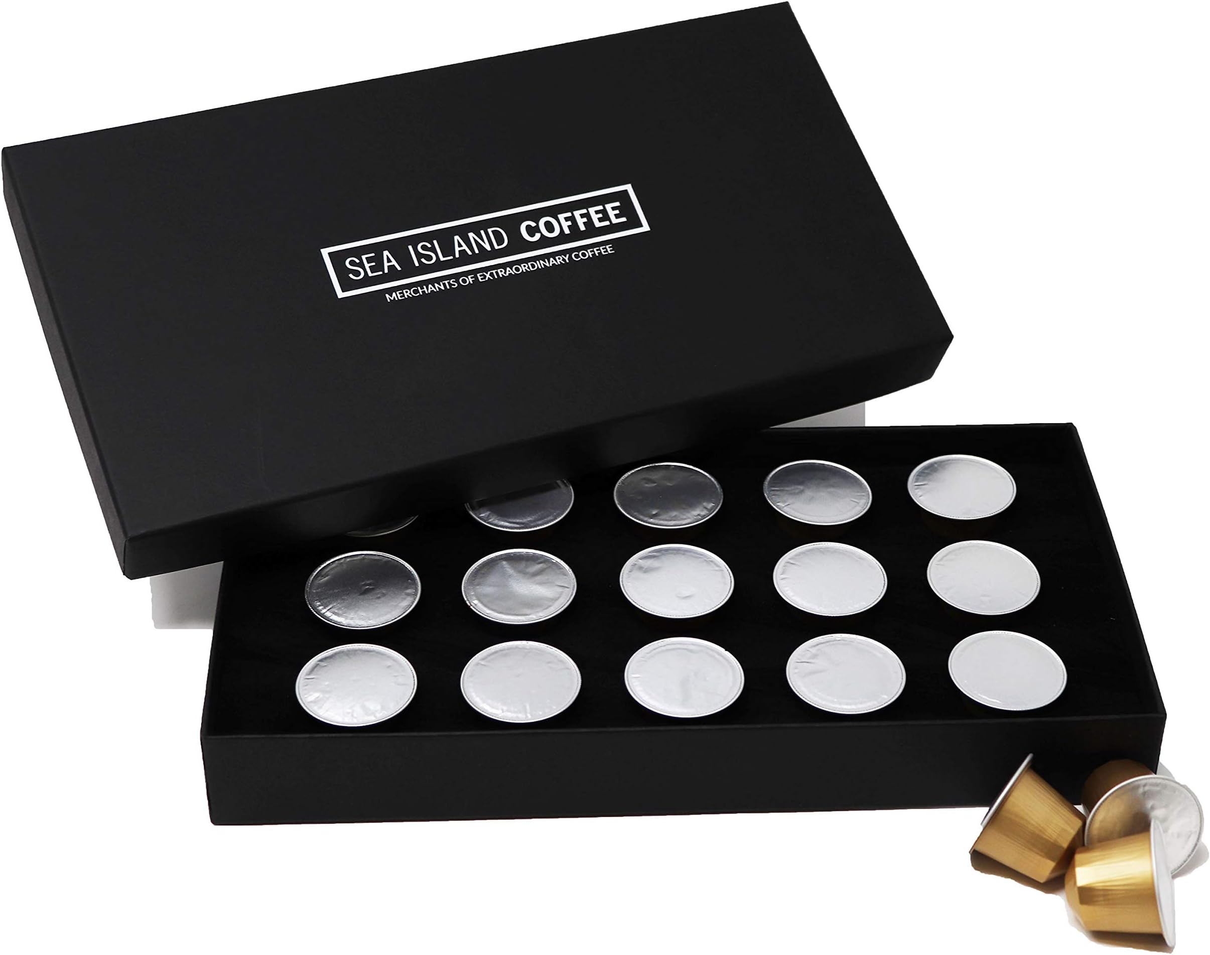 Sea Island Coffee - Organic Kopi Luwak, Balmaadi Estate, India - 15 Box Nespresso® Compatible Coffee Capsules