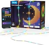 Govee Curtain Lights Smart LED RGBIC 520 LEDs 5x6.6ft DIY GIF 3 sizes view 1
