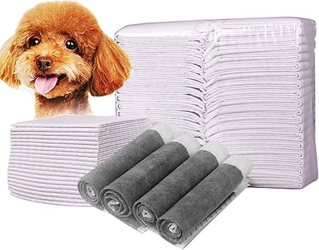 Amazon Co Jp ペットトレーニングパッドカーボン子犬マット 犬ピーウィートイレトレーナーパッド 超吸収性アンチスリップ漏れ防止クイックドライ 犬パッド 子犬と熟女ペット用消臭おむつ 60 X 90cm Pack スポーツ アウトドア