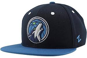 ZHATS NBA Officially Licensed Adjustable Snapback Hat Flat Bill Z11 Icon Alternate Color