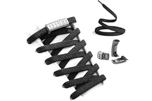 Aiboxin Elastic No Tie Flat Shoe Laces for Kids & Adults, Tieless Shoelaces for Sneakers, Stretch Shoes Strings for Women