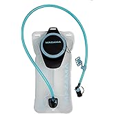 The Trailflow-88 Hydration Bladder by Mazama Designs. Leakproof, Easy to Clean and Fill Water Reservoir, BPA-Free, Fits Most Hydration Backpacks. Great for Running, Hiking, Camping, Cycling. (3L)