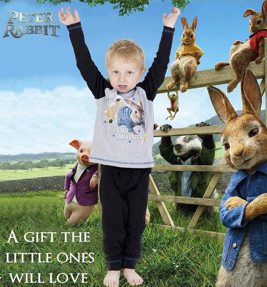 Kids Toddler Adorable Kids Beatrix Potter Sleepwear Children Peter Rabbit Pyjamas For Girls Boys 12 Month To 9 Years 100 Cotton Long Sleeve Pajamas Baby Super Soft Lightweight Warm Comfy Boys Clothing