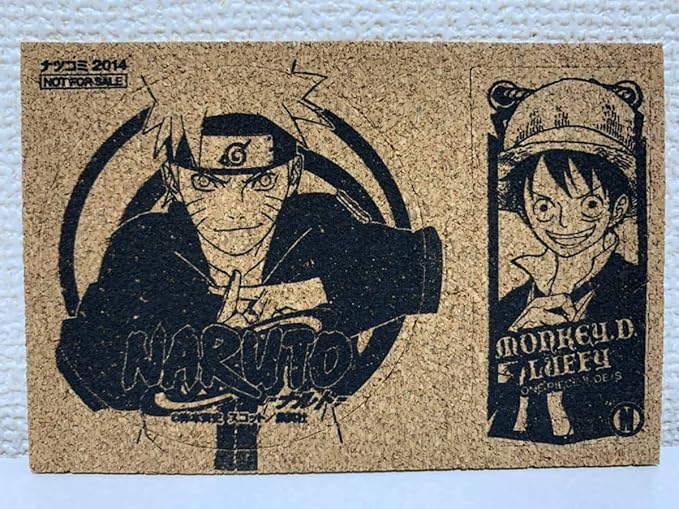 Amazon 14年 ナツコミ Naruto ワンピース コルクコースターセット 品 グッズ うずまきナルト ルフィ コレクション アイドル 芸能人グッズ 通販