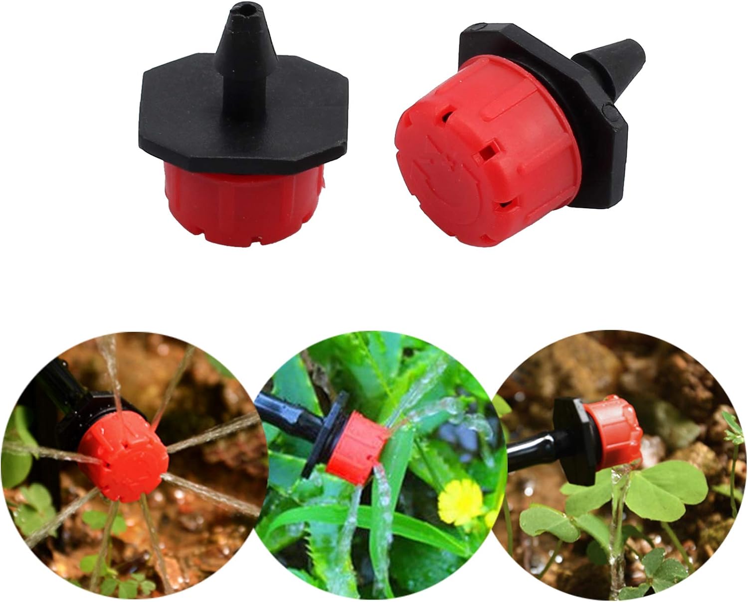 25m Dripper Plant Self Watering Garden Hose Micro Drip Irrigation