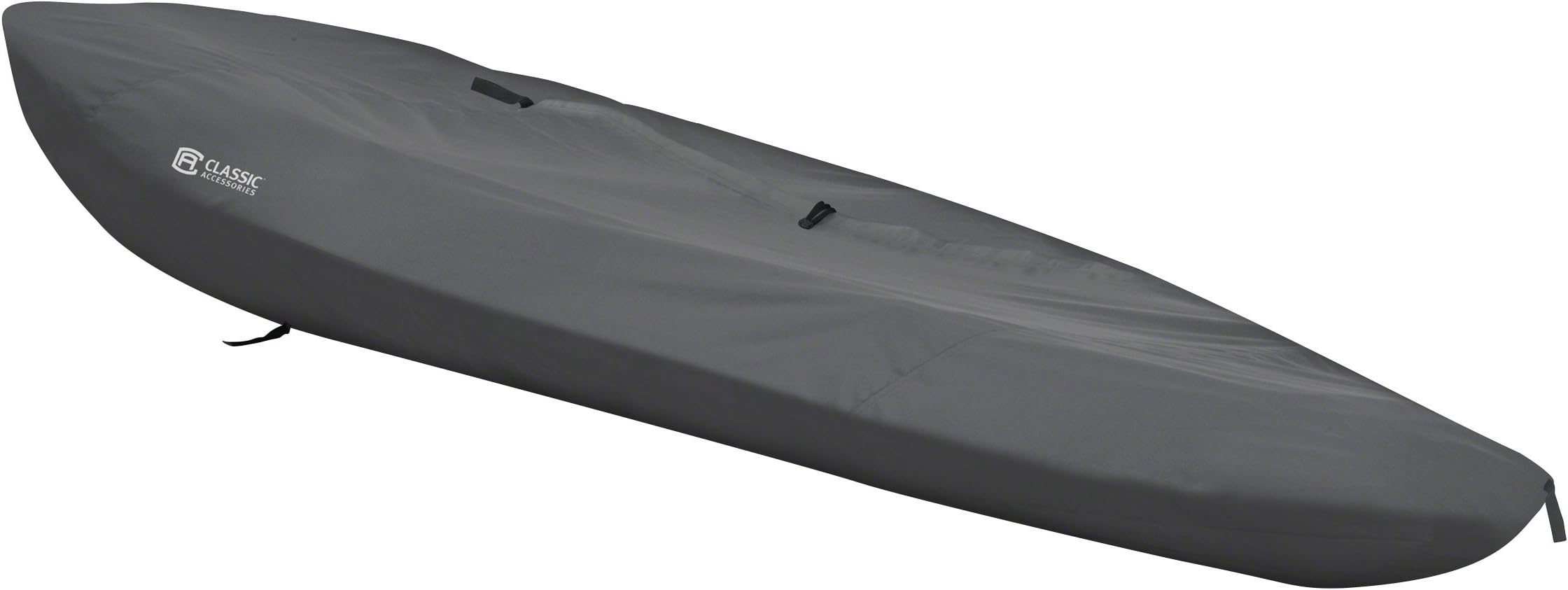 Classic AccessoriesStormPro Dark Grey 16 Foot Heavy-Duty Kayak/Canoe Cover, Marine Grade Fabric, Water resistant, Storage Dust Cover, Fishing boat, Sunblock Shield