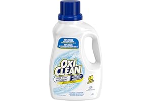 OxiClean White Revive Enzyme Laundry Stain Remover Liquid, Effective on Grease, Blood, Wine Stains and More - Colour Safe, Ch
