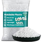 Sukh 14.8oz Moldable Plastic Pellets - Thermoplastic Beads Polymorph | Meltable &amp; Reusable Plastic for Crafts, DIY, Cosplay, Modeling, Temporary Repair, Halloween Vampire Teeth Fangs