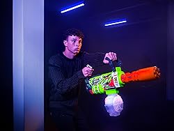 XSHOT Hyper Gel Glow Motorized Gatling Blaster with