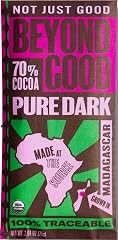 Beyond Good Organic Madagascar Dark Chocolate Bar 70%, 2.64 OZ