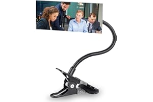 New Modtek High-Definition Clip-On Rear-View Security Mirror, Convex Cubicle Mirror for Desk Monitors or Anywhere (6.75" x 3.