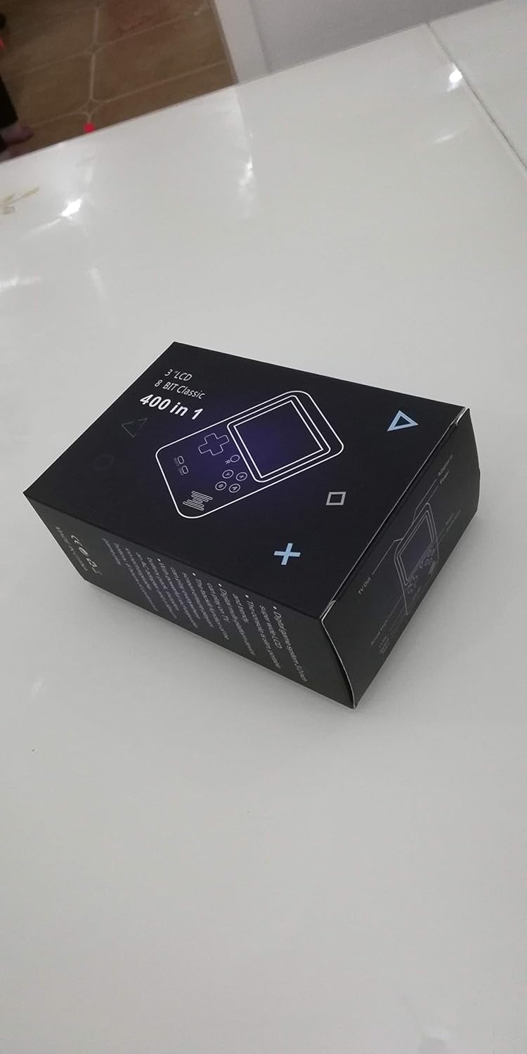 Handheld Game Console Retro Handheld Game Console Player with 400 Classical FC Games 3 " Color Screen Game boy Games Support for Connecting TV & Two Players 1020mAh Battery for Kids &Adult (Red): Toys & Games