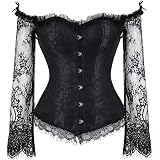 Gonna Steampunk Asimmetrica Gotica Da Donna, In Chiffon, In