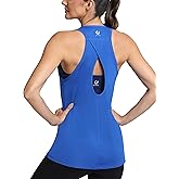 ICTIVE Workout Tops for Women Sleeveless Cross Back Muscle Racerback Exercise Tank Shirts