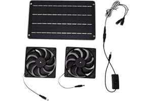 Solar Fan, Solar Heater For Chicken Coop 20W Greenhouse Heater Solar Powered Solar Powered Exhaust Fan For Outside Chicken Co