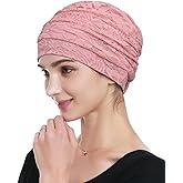 Womens Viscose Beanie Lace Turban Soft Sleep Cap Chemo Hats