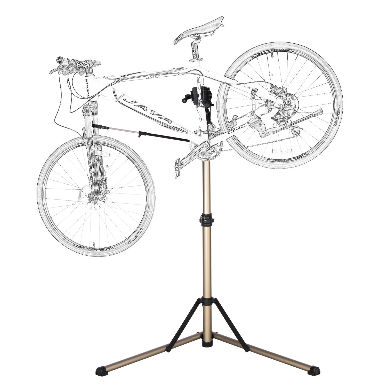 Bike Repair Stand -Shop Home Bicycle Mechanic Maintenance Rack- Whole Aluminum Alloy