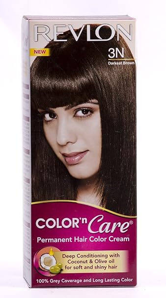 Revlon Color n Care Hair Color -3N Darkest Brown, 1 Pack