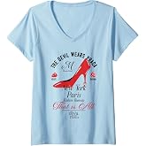Women's The Devil Wears Prada New York Fashion Runway that is All V-Neck T-Shirt