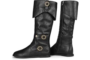 Galindopia Unisex Cosplay Boots Flat