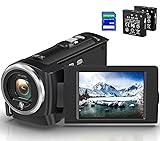 JAUAMAP Camcorder Video Camera QHD 2.7K 50MP 16X