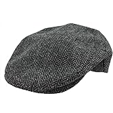 Irish Newsboy Flat Cap for Men Made in Ireland, 100% Irish Wool
