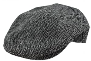 BIDDY MURPHY Irish Newsboy Flat Cap for Men Made in Ireland, 100% Irish Wool