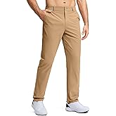 Pudolla Men's Golf Pants Stretch Work Dress Comfy Pants 30"/32"/34" Lightweight Quick Dry Casual Slacks Trousers with Pockets