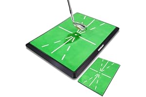 BIRDIEBLAST Professional Path Feedback Golf Hitting Mat, Premium Golf Practice Mat for Indoor and Outdoor Training, Improve S