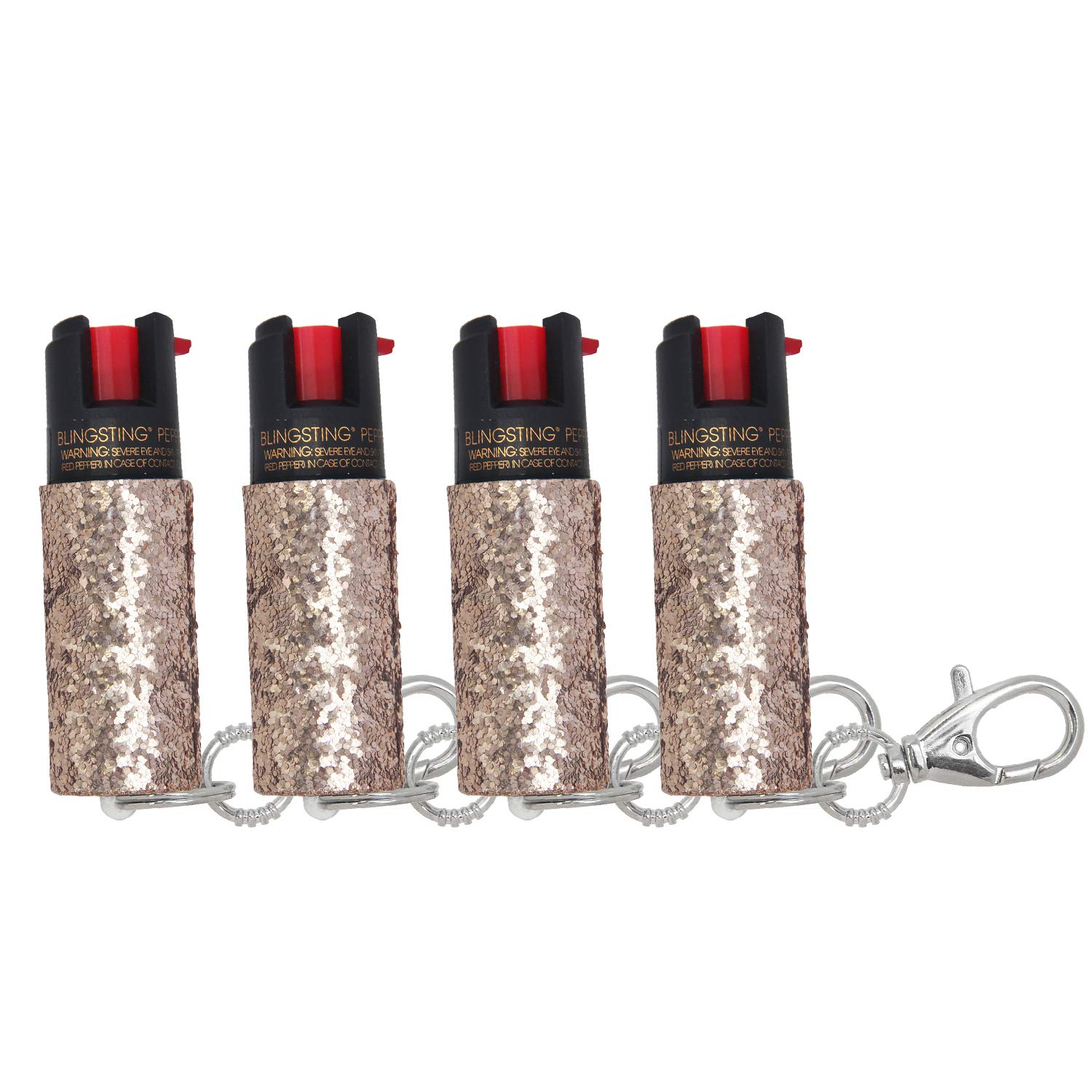 SABRE RED Pepper Spray Keychain for Women Mini Case with Cute Design