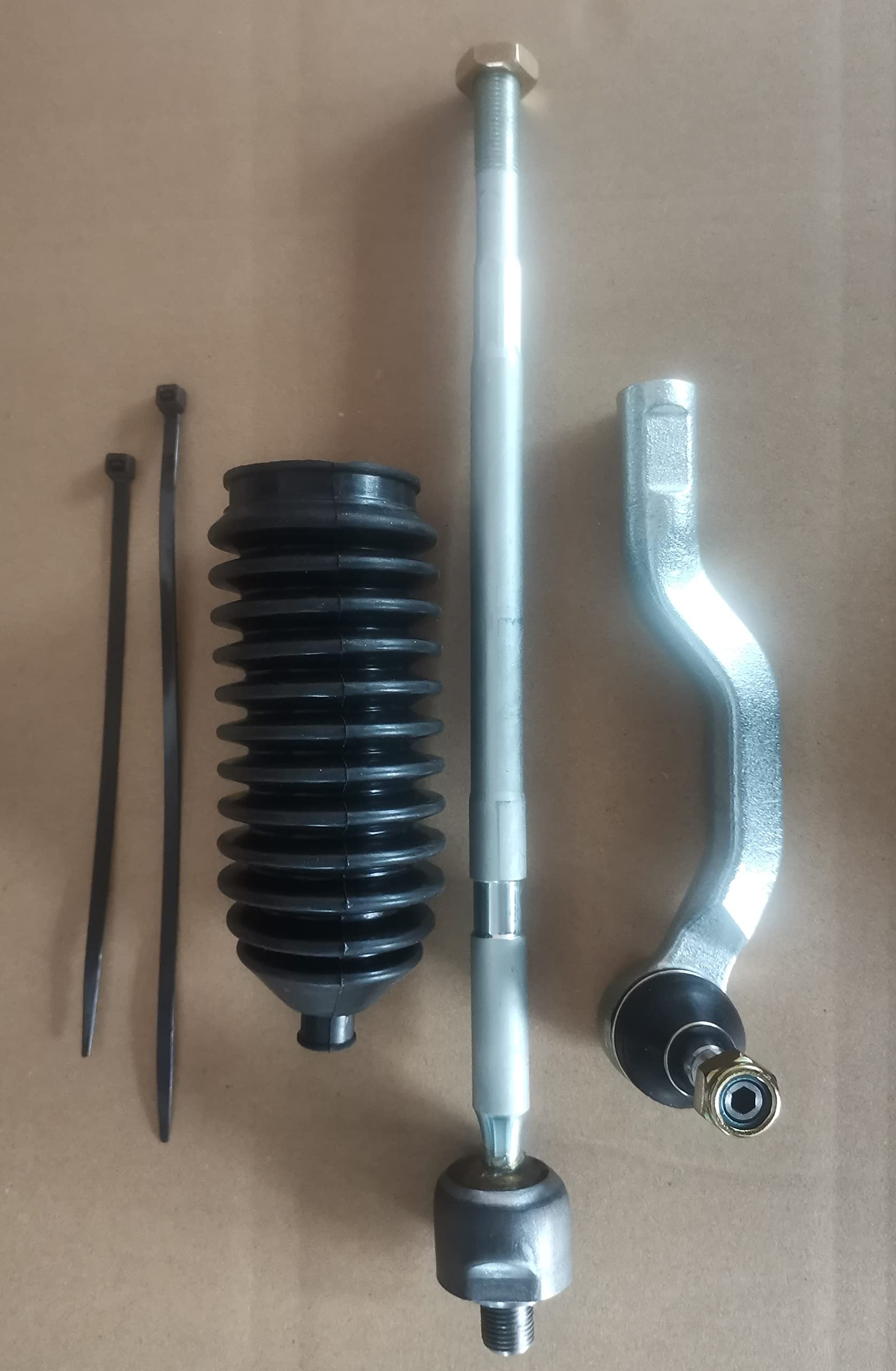 Photo 1 of Left Side Steering Tie Rod End Assy 7061228 & Driver Boots Kit 5416256 Replacement 51-1085 for 2017-2023 Polaris RZR XP Turbo, 2019-2023 RZR XP 4 1000 UTV Rack and Pinion 1824747