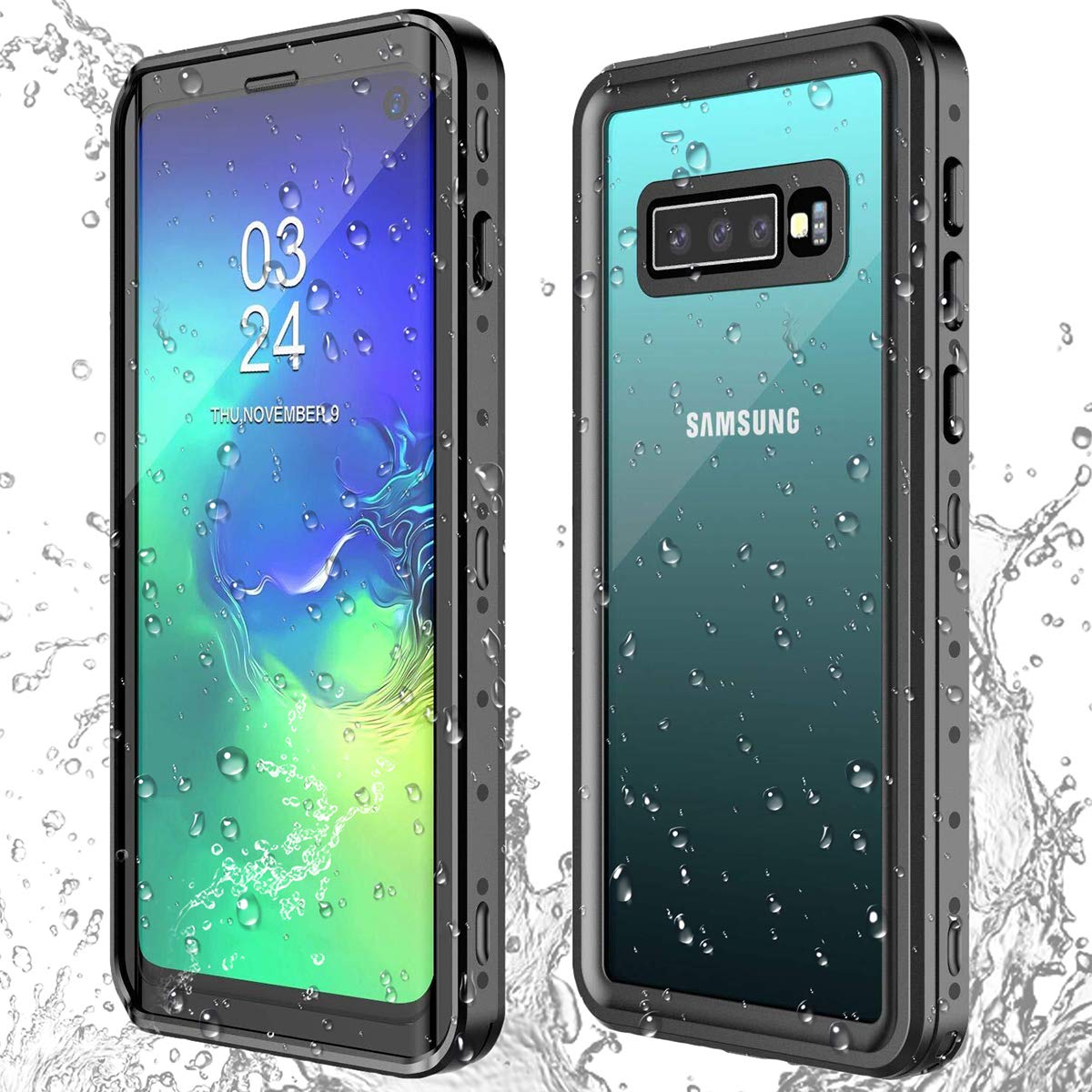 AICase Waterproof Case for Samsung Galaxy S10, [IP68 Certified] 360° Protection Waterproof Case [Shockproof] Dust-proof, Snowproof for Samsung Galaxy S10 (Galaxy S10)