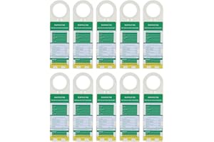 Scaffold Tag Holder Set, 10 Pieces, Waterproof ABS Safety Tags, Locking Caution Maintenance Signs, Industrial Security