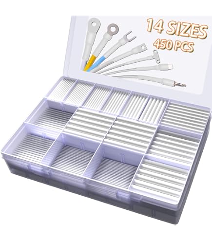 1.5" ID White Heat Shrink Tubing – 2:1 Ratio, Polyolefin – 8" Pieces (Salipt)