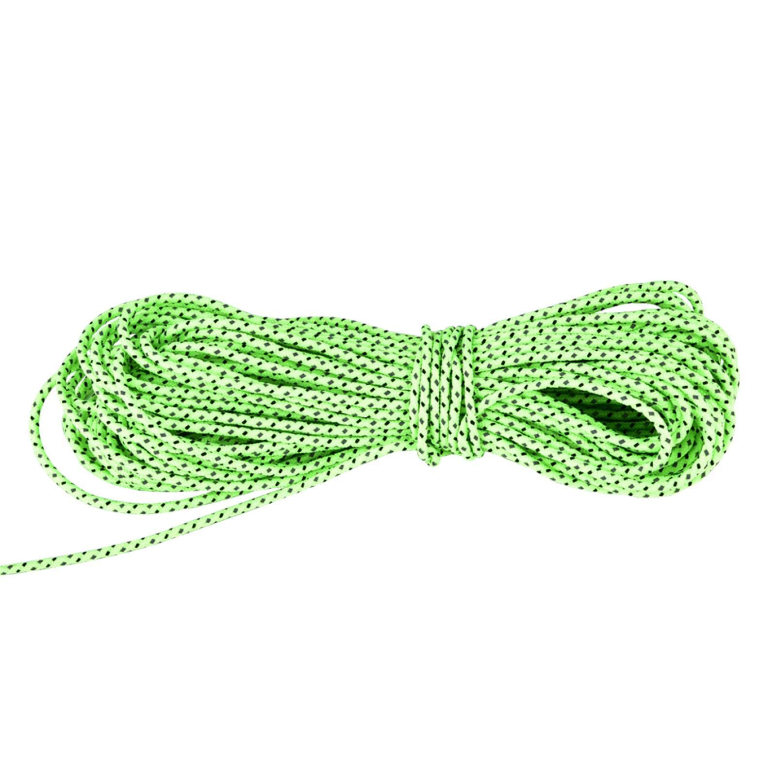 Tent Rope, 20m Outdoor Tent Cords Lightweight Camping Rope Awning Reflective Guyline Rope Guy Line Cord Paracord for Tent Tarp, Canopy Shelter, Camping, Hiking, Backpacking