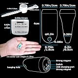 SROOS 2PCS Mini LED Lantern Torch Rechargeable Waterproof EDC Keychain 250LM view 4